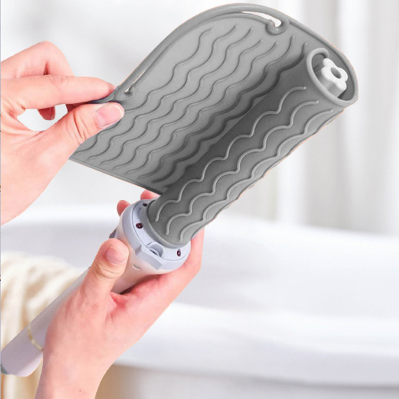 Weerihhol Hair Tools Straightener Silicone Insulation Pad Curling ...