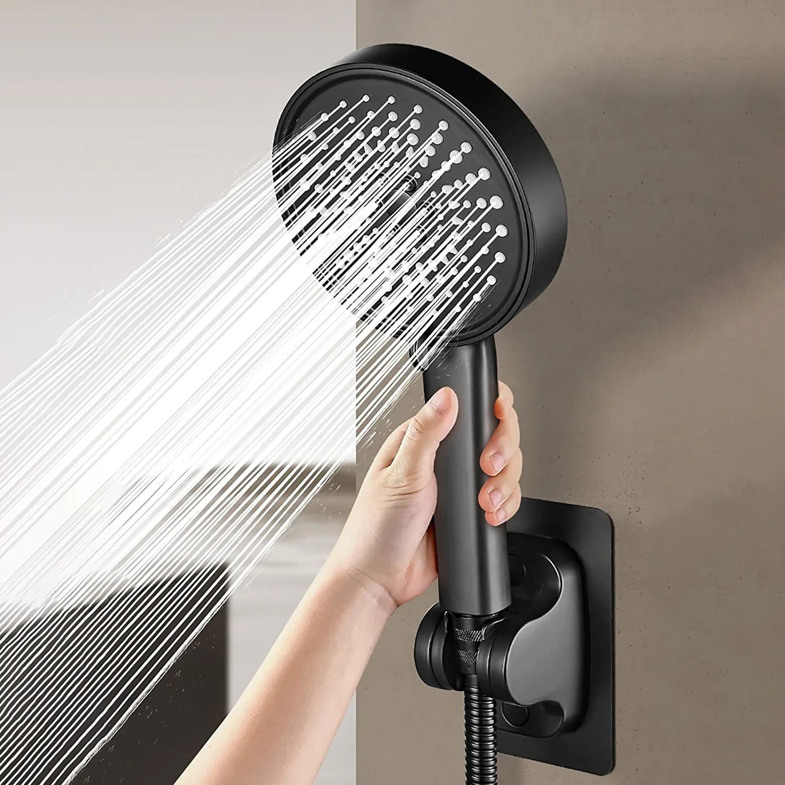 Weerihhol Hand Shower High Pressure 5 Spray Modes Hand Shower Shower