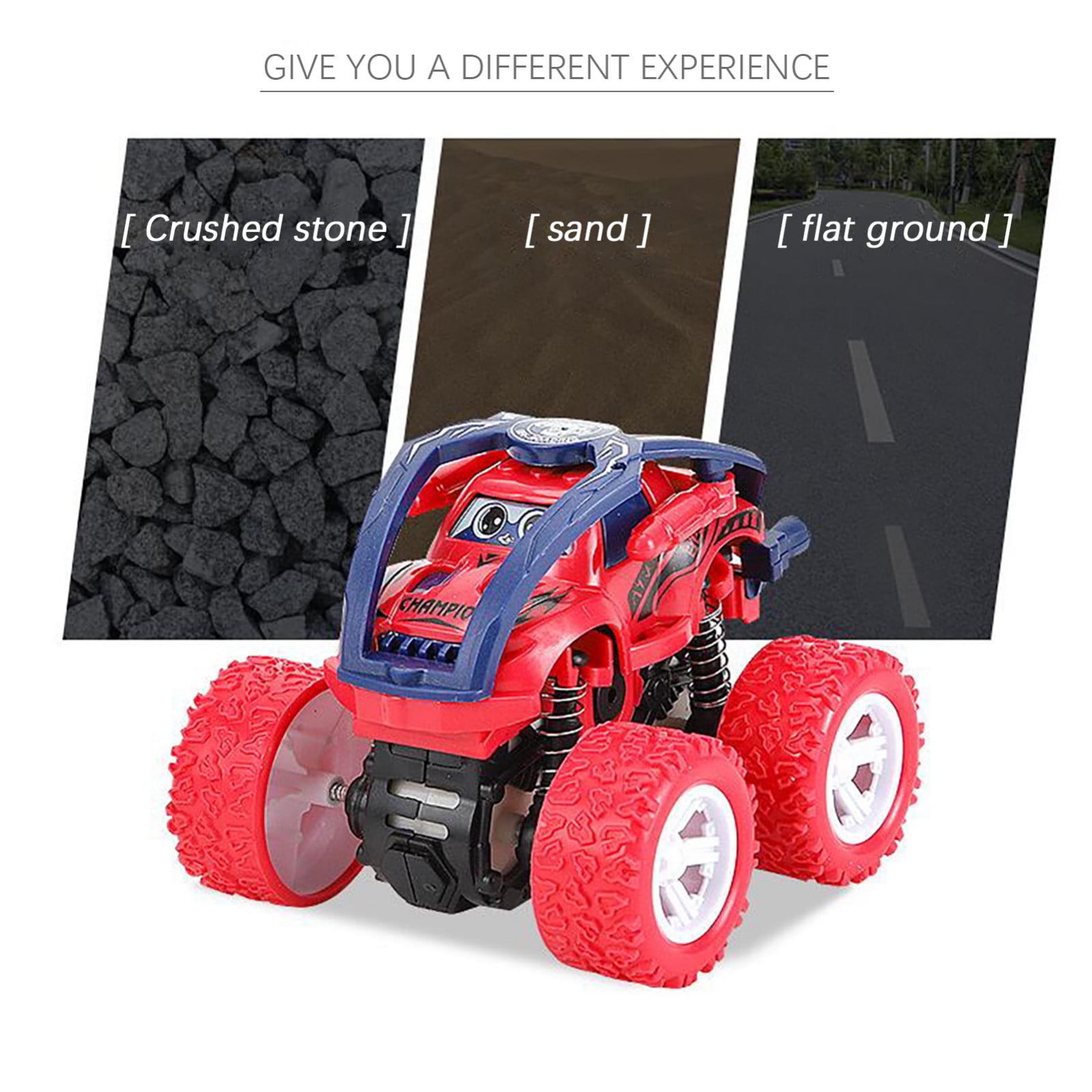 Weerihhol Inertial Fourwheel Drive Offroad Vehicle Rotating Climbing Car Model fall Stunt Car