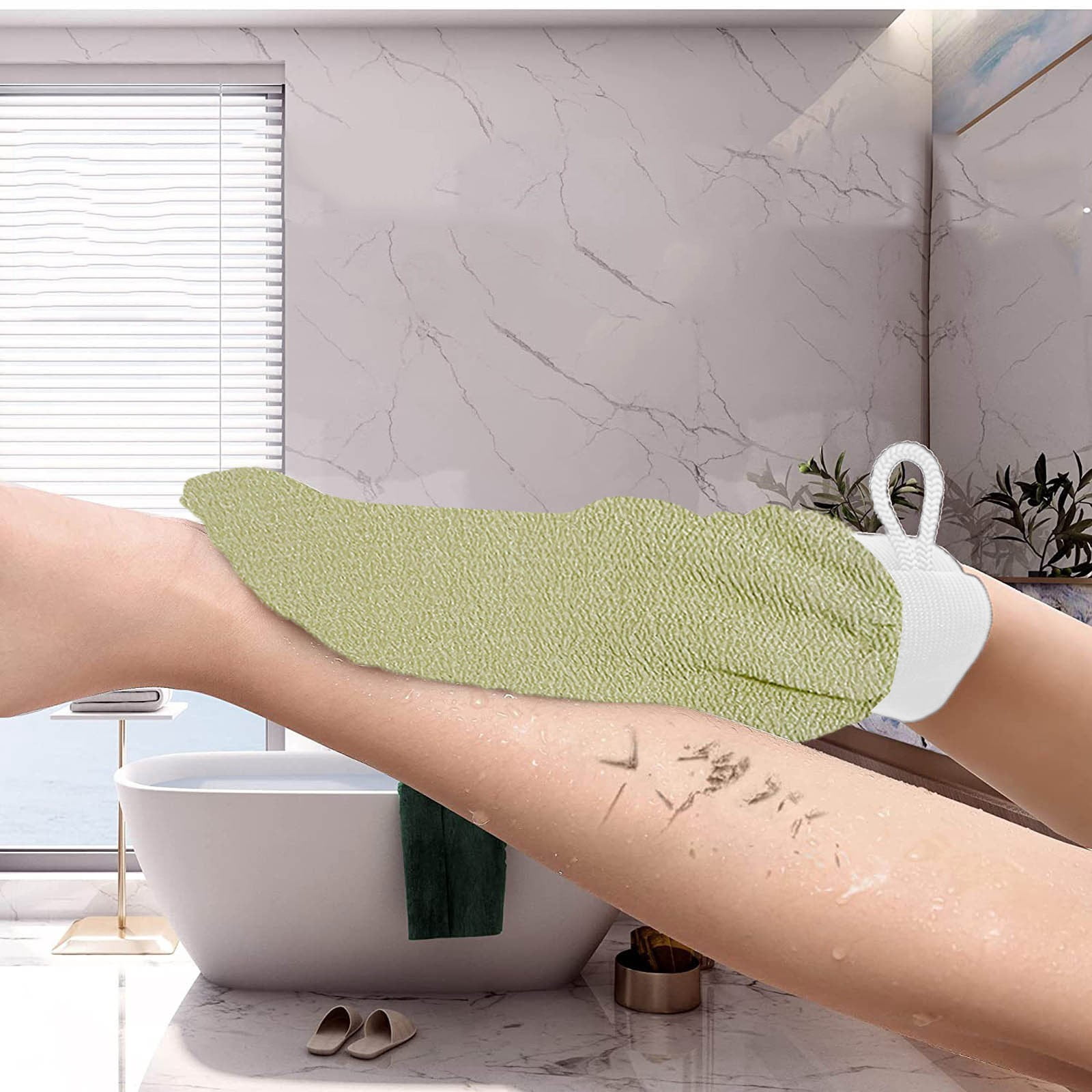 Koreanischer Hammam Peeling Handschuh – Sanftes Körperpeeling, Entfernt Abgestorbene Haut & Fördert Durchblutung