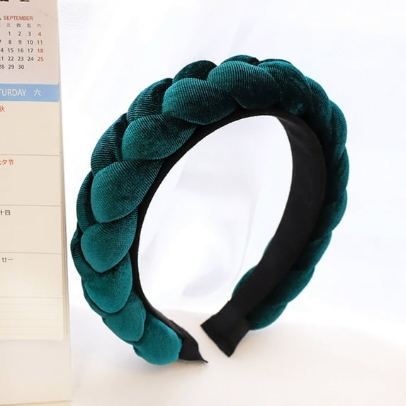 Weerihhol New Hair Band Ethnic Braid Braid Headwear Handmade Flannel Head Band Headband Women No