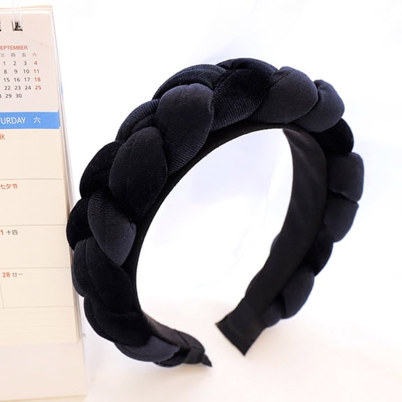 Weerihhol New Hair Band Ethnic Braid Braid Headwear Handmade Flannel Head Band Beach Head Bands
