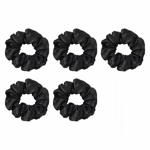Weerihhol Satin Scrunchies Softer Than Silk Hair Scrunchies For Frizz Prevention Satin Hair Ties For Breakage Prevention And Gentle Style Preservation Sleep And Night Scrunchie 5 Pack 2mm Hair Ties