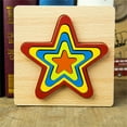 thumbnail image 1 of Weerihhol Toddler Puzzles Montessori Toy Wooden Shape Sorting Puzzle Sensory Toy Toddler Activities Preschool Learning Educational Developmental Toy 1 2 3 Year Old 1 3 0 2 Age 1-2 Years Old, 1 of 8
