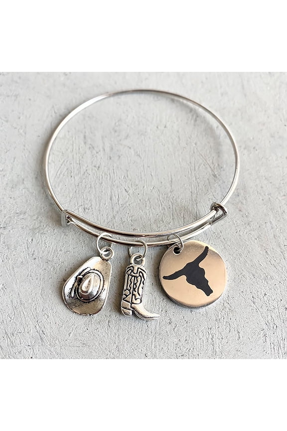 Western Cowboy Style Bracelet Everyday Decorative Bracelet Prom Jewelry Set