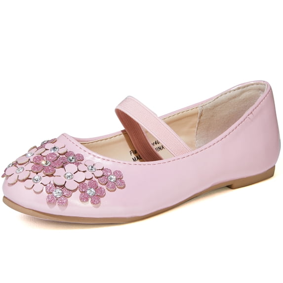 Weestep Girls Toddler/Little Kid/Big Kid Ballet Flat Dress Mary Jane Shoes