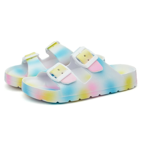 Weestep Lightweight EVA Double Adjustable Strap Sandal Boys Girls Toddler Little Kid Big Kid