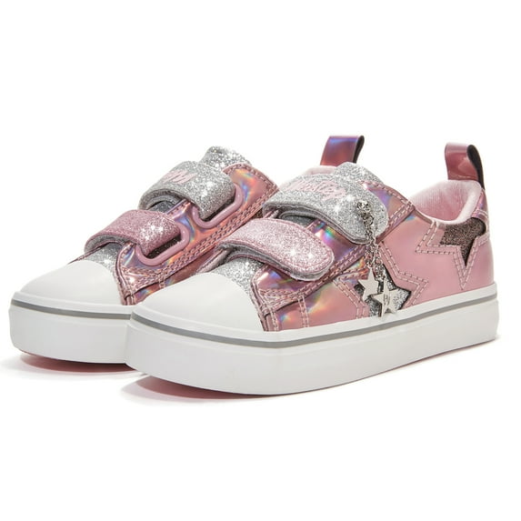 Weestep Toddler/Littke Kid Girls Glitter School Casual Sneakers