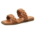 thumbnail image 1 of Weestep Women Braided Flat Slip on Slide Sandal, 1 of 7