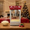 thumbnail image 1 of Weetoo Popcorn Maker Machine, 12oz Countertop Popcorn with Tempered Glass for Parties, Home Theater, 1 of 8