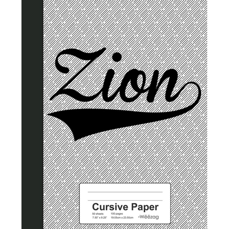 Weezag Calligraphy Paper Notebook: Calligraphy Paper : WILSON Notebook  (Series #4162) (Paperback)