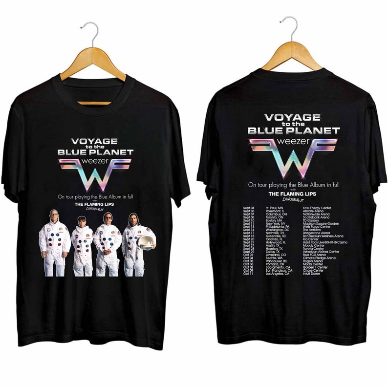 Weezer 30th Anniversary Tour 2024 Shirt, Weezer Band Fan Shirt, Weezer 2024 Concert Shirt