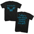 thumbnail image 1 of Weezer Blu Logo And Lyrics Black Adult T-Shirt 3Xlt ***F&B***, 1 of 2