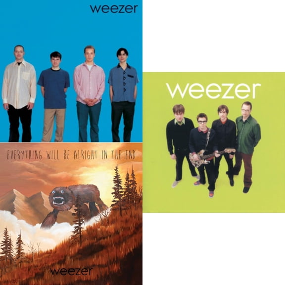 Everything Will Be Alright In The End & Weezer (Blue Album) & Weezer (Green Album) [LP Vinyl Bundle]