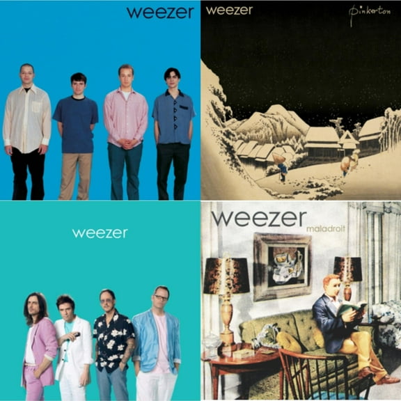 Weezer (Blue Album) & Pinkerton & Weezer: Teal Album & Maladroit [LP Vinyl Bundle]