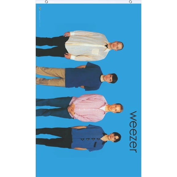 Weezer Blue Fly Flag 3' x 5'