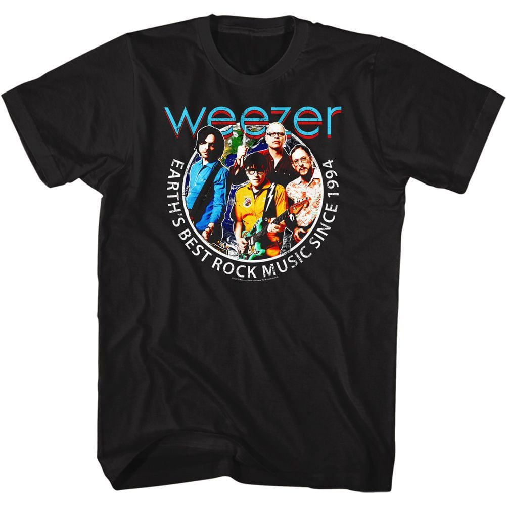 Weezer Earths Best Black Adult T-Shirt 2Xlt - Walmart.com
