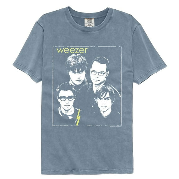 Weezer Framed Blue Jean Adult S/S Comfort Color Tshirt Xl