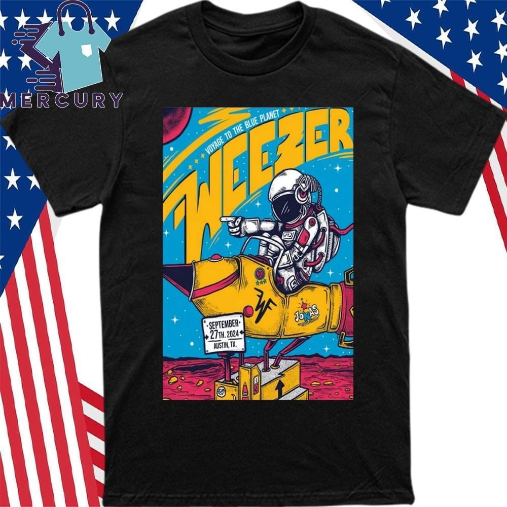 Weezer Jonas Show September 27th 2024 In Austin Tx Voyage To The Blue