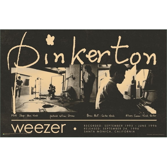 Weezer - Pinkerton Group Poster 17" x 11"