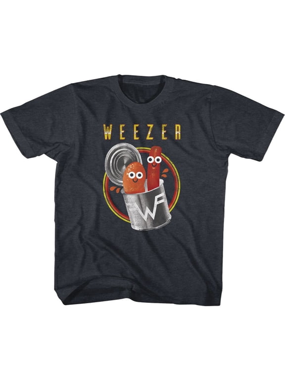 Weezer Pork And Beans Vintage Navy Youth T-Shirt