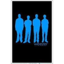 Weezer Silhouette Blacklight Poster 23" x 35"