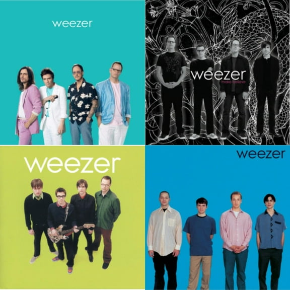 Weezer: Teal Album & Make Believe & Weezer (Green Album) & Weezer (Blue Album) [LP Vinyl Bundle]