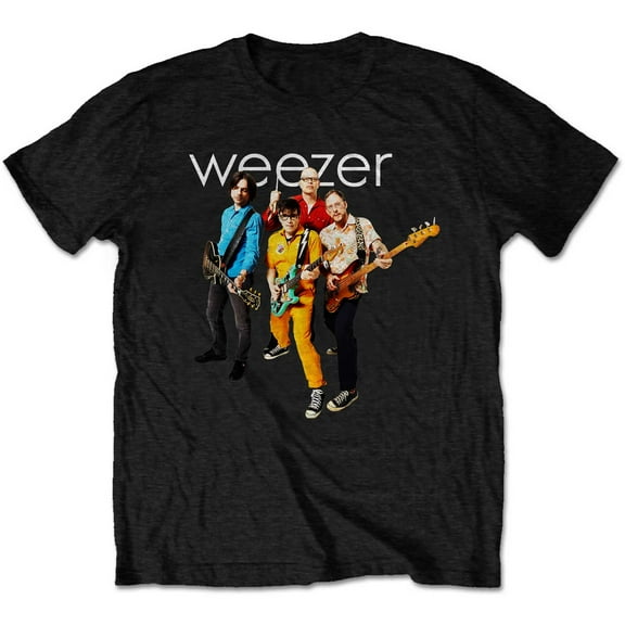 Weezer Unisex T-Shirt Band Photo (X-Large)