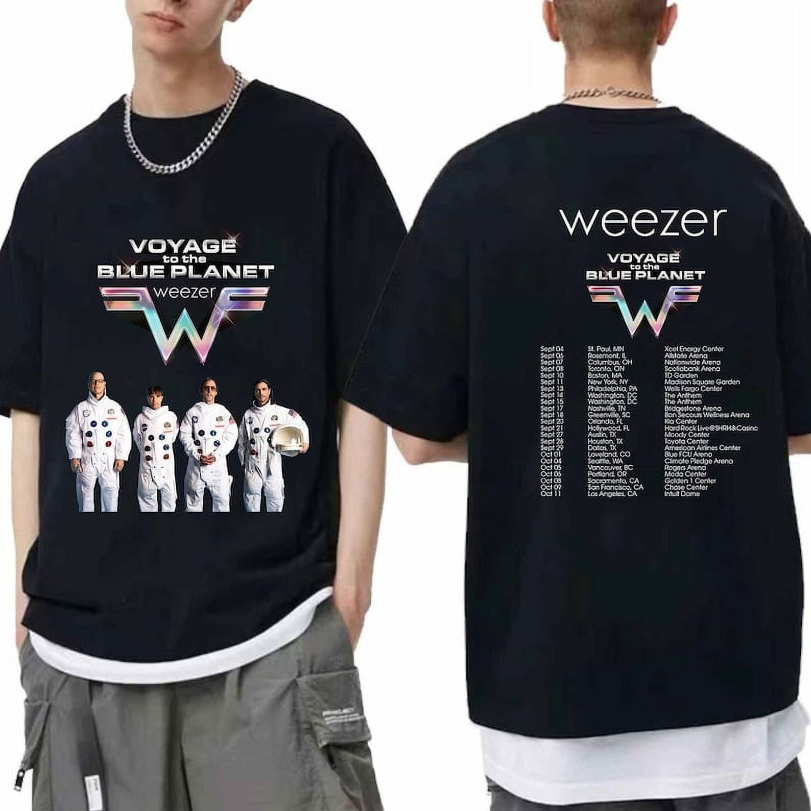 Weezer Voyage To The Blue 2024 Tour Shirt, Weezer 2024 Concert Shirt, Weezer Band Fan