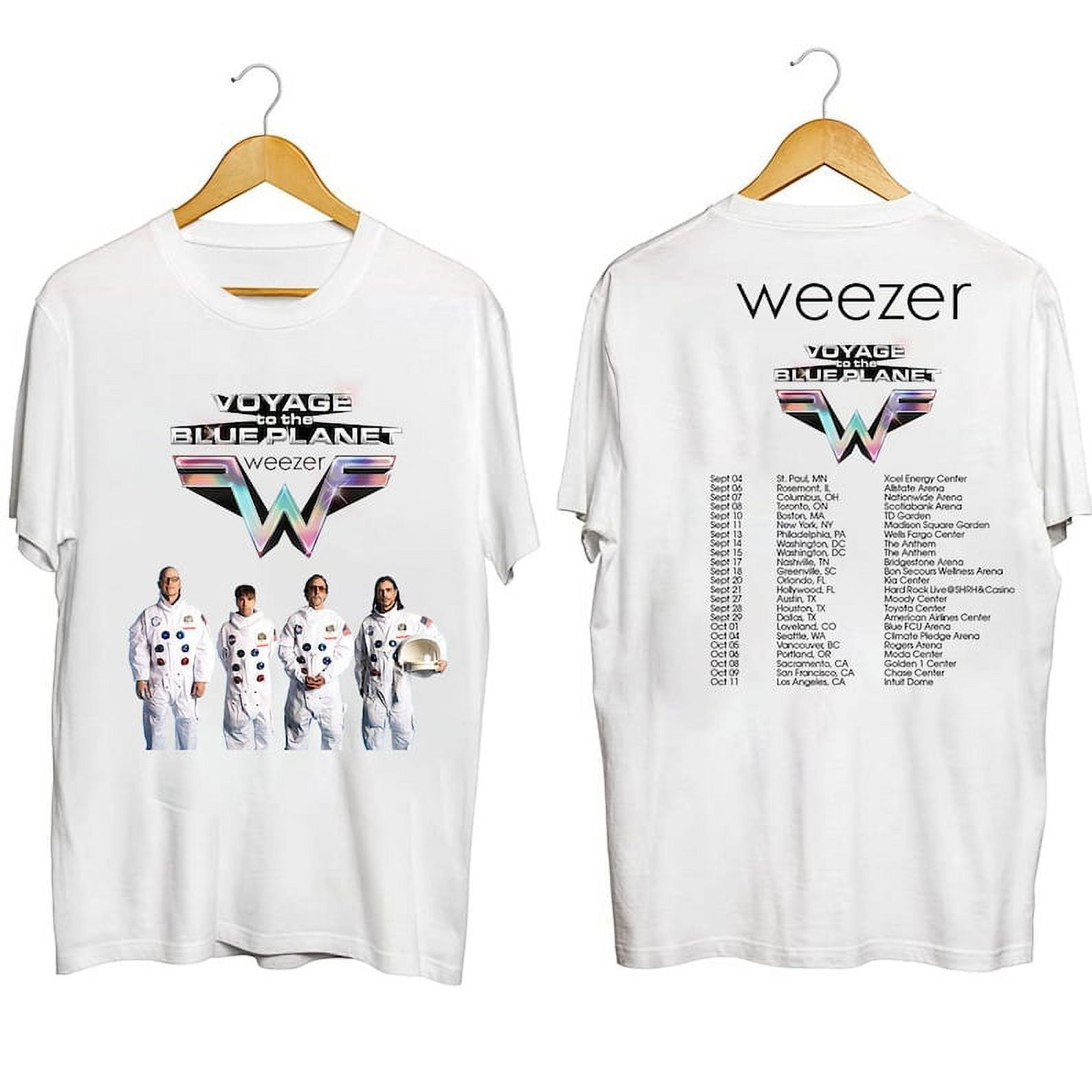 Weezer Voyage To The Blue 2025 Tour Shirt, Weezer 2025 Concert Shirt, Weezer Band Fan