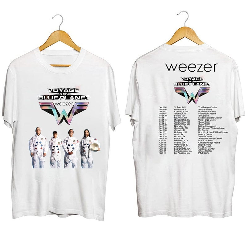 Weezer Voyage To The Blue 2025 Tour Shirt, Weezer 2025 Concert Shirt, Weezer Band Fan