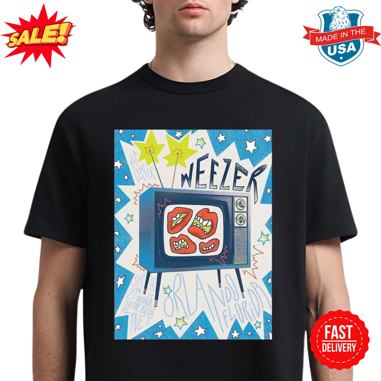 Weezer Voyage To The Blue Concert For Orlando Florida On Sept 20