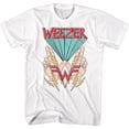 thumbnail image 1 of Weezer W Hands and Lightning White Adult T-Shirt, 1 of 2