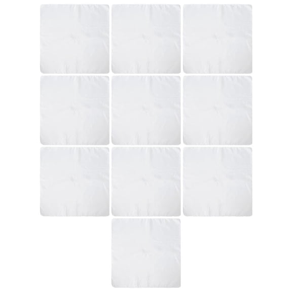 Weflink 10 Pieces Artistic Square Head Scarves Skin Friendly Polyester Fabric Headscarf