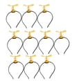 thumbnail image 1 of Weflink 10Pcs Lovely Windmill Hairband For Girls Boys Soft Headdress Safe Headwear Multiple Color Option Propeller Shape, 1 of 10
