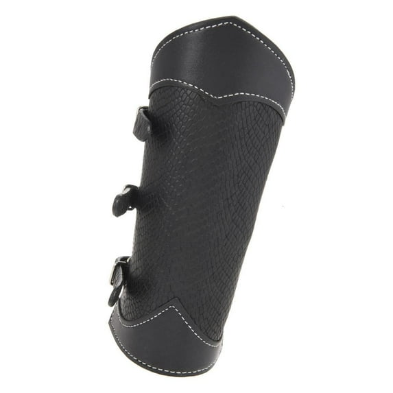 Weflink 1PC Retro Arm Protector With Metal Stud Adjustable PU Cuff Unisex Wear