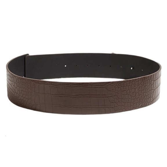 Weflink 2000s Rhinestones Letter Belt Sparkling PU Waist Chain For Women Fashion