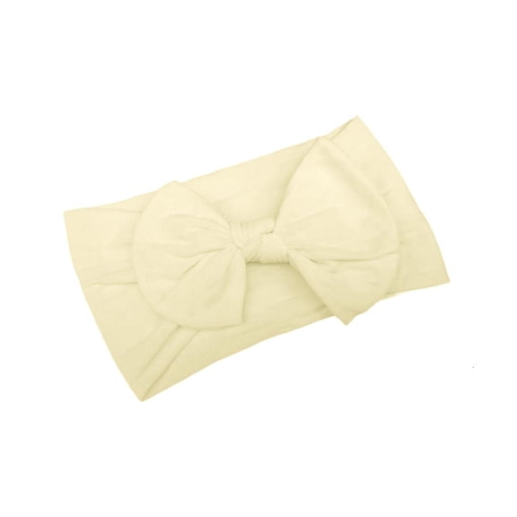 Weflink Adjustable Infant Hair Accessory Gentle Nylon Bows For Newborns Toddlers