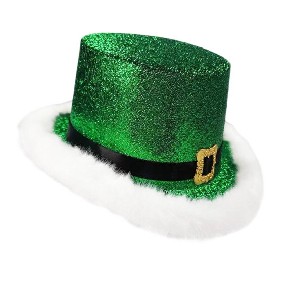 Weflink Christmas Elf Hat Red Green Santa Clauses Cap Lightweight Practical Fabric Holiday Party Costume Decoration For Family Group Activity