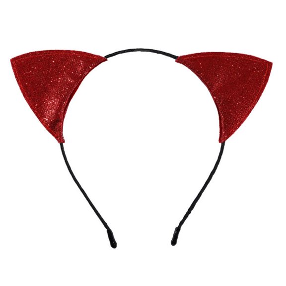 Weflink Delicate Leopardine Ear Crystal Headpiece Nonallergenic Substance For Sensitive Scalp