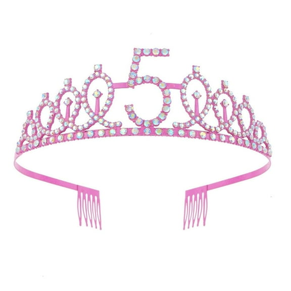 Weflink Elegant Child Headpiece Fashionable Rhinestones Headbands Birthday Party Crowns