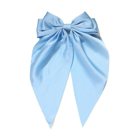 Weflink Extra Long Ribbon Ribbon Hair Clip For Women Teens Securely Hold Thick Hairs