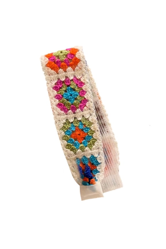 Fashion Knit Headbands With Magics Strap Adjustable Hairband For Women Men Soft Acrylic Fabric Hair Accessory Unisex Elegant Styling