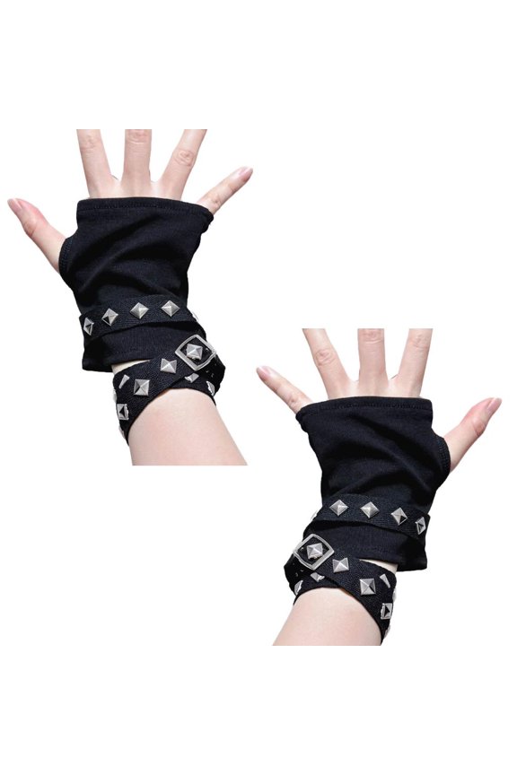 Gothic Arm Covers Elastic Arm Sleeves Unisex Handwear Accessory For Women Teens Daily Wear and Street Dancing Event