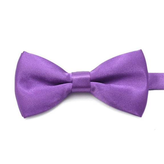 Weflink Kids Bowtie With Secure Fastener Machine Washable Polyester Necktie For Daily Wear School Event Gathering Neckpiece