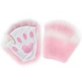 thumbnail image 1 of Weflink Kitten Faux Fursuit Gloves Unisex Warm Winter Handwear Fursuit, 1 of 9