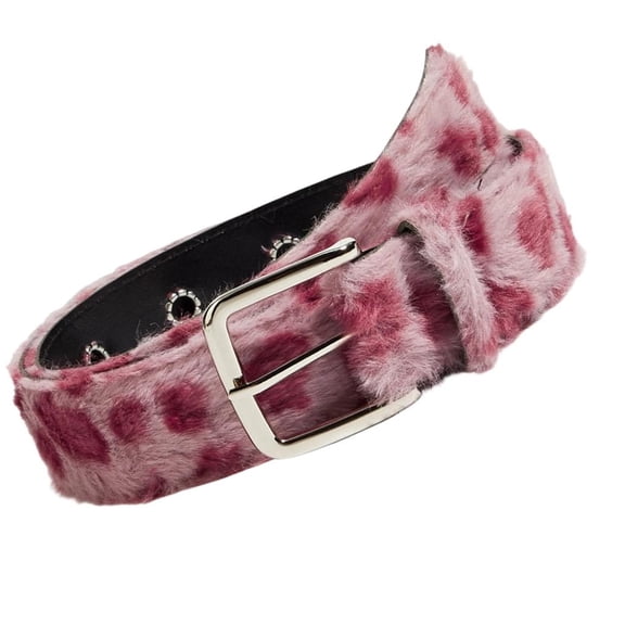 Weflink Leopard Print Belt For Women And Men Soft Elastic Waistband With Secure Closure For Jeans Dresses