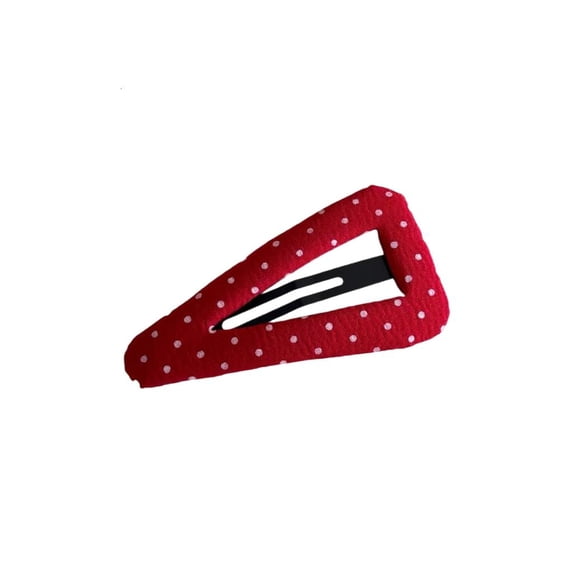 Weflink Metallic Dotted Pattern Triangular Hair Ornaments Barrettes Traditional Korean Style Hair Accessories for Women Girls