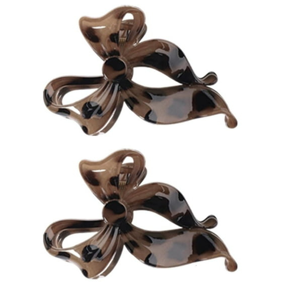 Weflink Modern Bowknot Plastic Claw Hair Clip Lightweight Comfortable For Women Girls