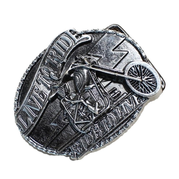 Weflink Motorcycle Theme Waistband Buckle Quick Release Mechanism Rustproof Belt Clasp
